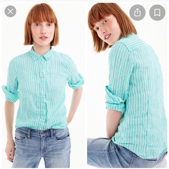 Slim-fit Baird McNutt Irish linen shirt - Picture 1 of 3